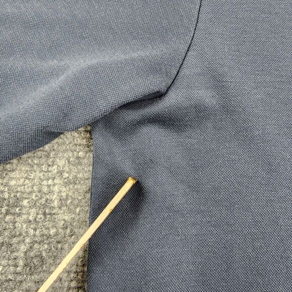 Travis Mathew Shirt Mens Medium Gray Pima Polo Short Sleeve Performance Golf - Picture 8 of 16